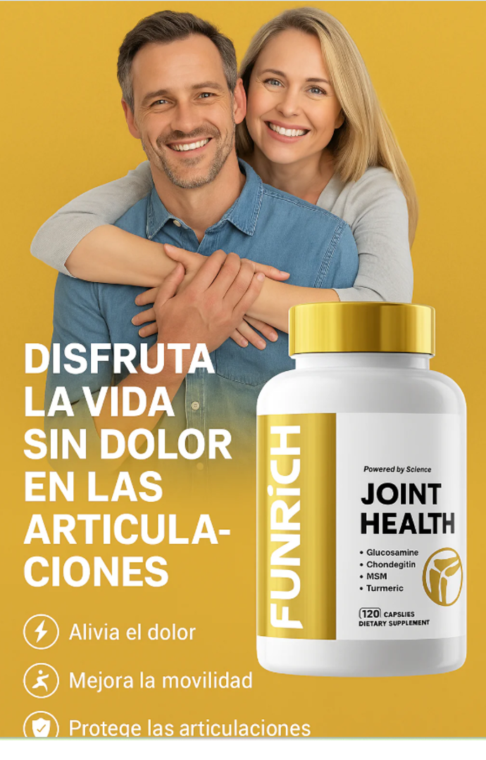 Tu solución natural para articulaciones sanas.