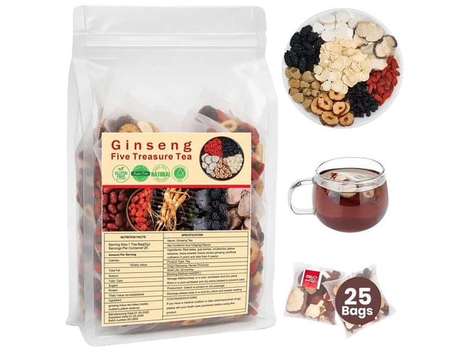 Té de Ginseng y Goji Five Treasure – 25 Bolsitas