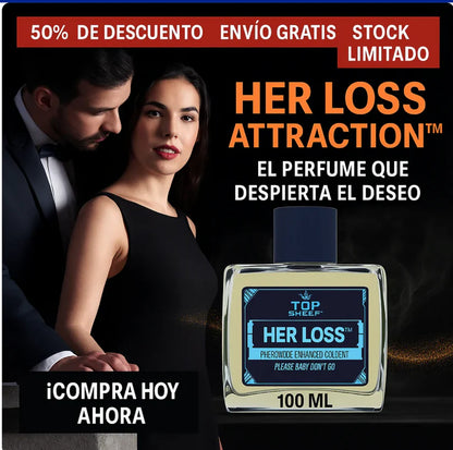 Her Loss® | Fragancia Masculina con Feromonas de Larga Duración