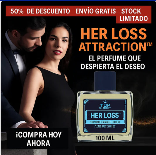 Her Loss® | Fragancia Masculina con Feromonas de Larga Duración