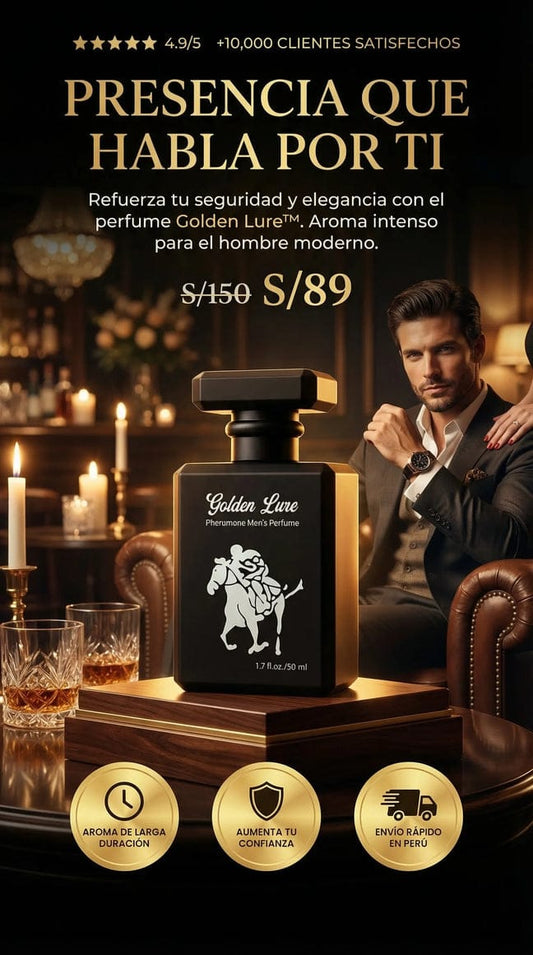 Golden Lure – Perfume de Elegancia que Deja Huella.