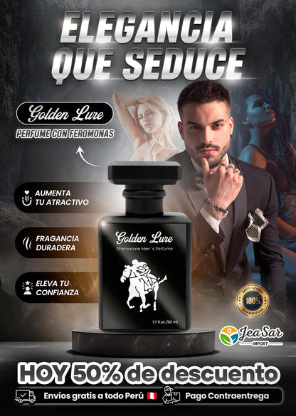 Golden Lure – Perfume de Elegancia que Deja Huella.